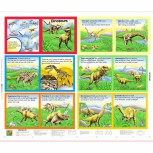 Dinosaur Book Panel